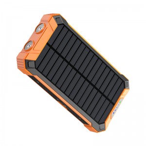 20000mAh Portable Solar Power Bank Wireless Charging Solar Panel Power Generation