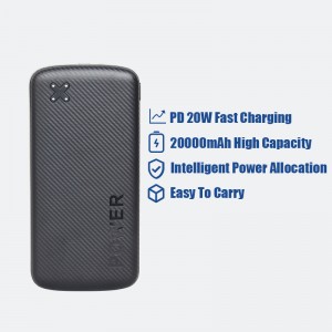 GOOD Quality Portable Power Bank 20000mAh Powerbank Wired PD20W Fast Charging for Your Mobile Phone